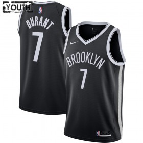 Brooklyn Nets Kevin Durant 7 2020-21 Nike Icon Edition Pelipaidat Swingman - Lasten